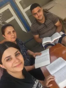Armenia group with Bibles